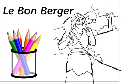 Coloriage : le bon berger Vorschau