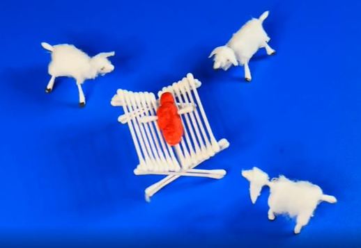 Petits moutons en cotons-tiges Vorschau