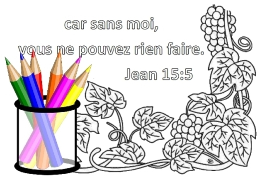 Coloriage - Jean 15 v5 Vorschau