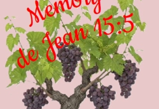 Memory &laquo;&nbsp;La vigne&nbsp;&raquo; // Verset Jean 15&nbsp;:5 Vorschau