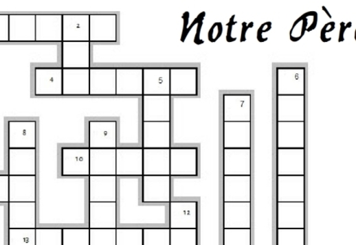 Mots croisés : Notre Père Vorschau
